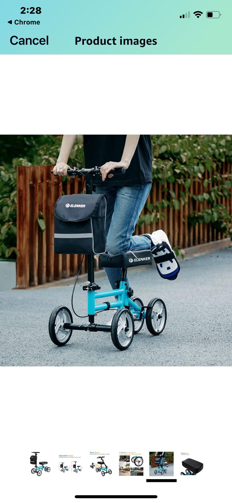 Scooter (alternative To Crutches)