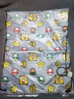 Nintendo drawstring bag
