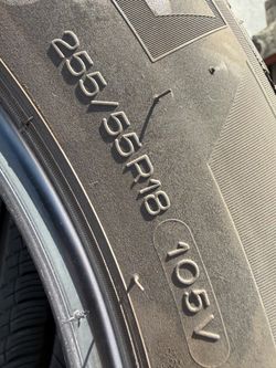 255/55/18 Michelin (2 Tires) $40.00EACH