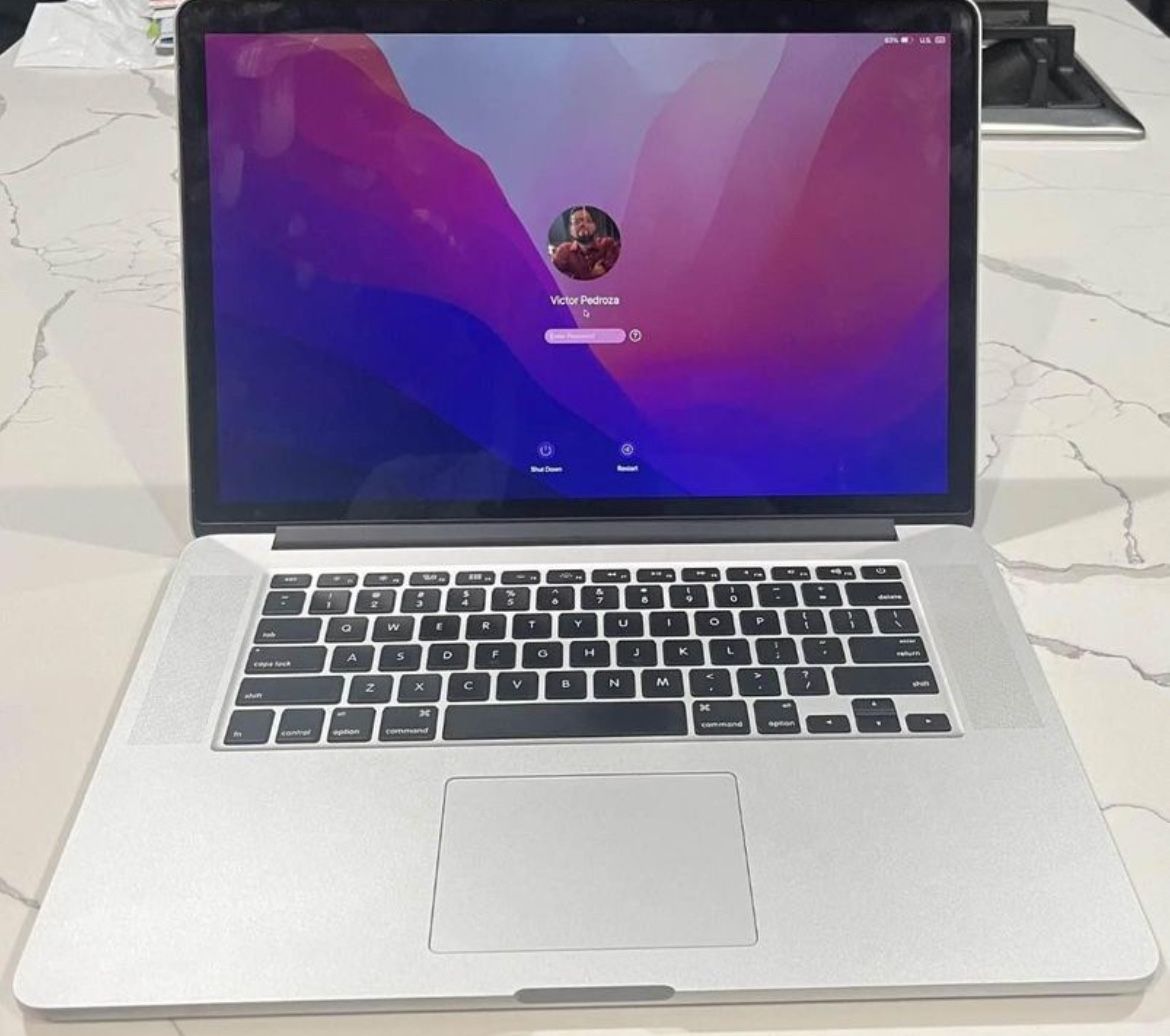 Apple MacBook Pro 15 inch 1TB SSD 16GB i7 3.8ghz