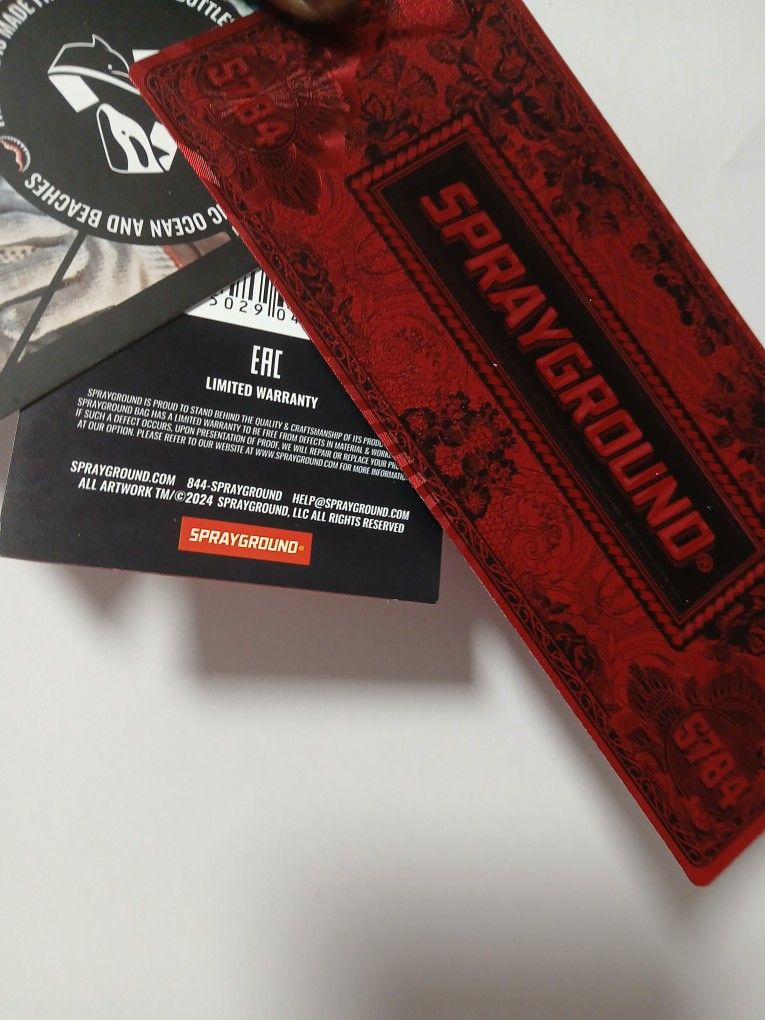 Authentic SPRAYGROUND TAGS