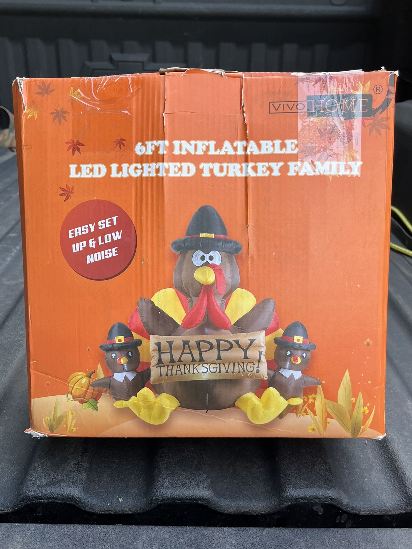Thanksgiving Turkey Family 6 ft. Inflatable