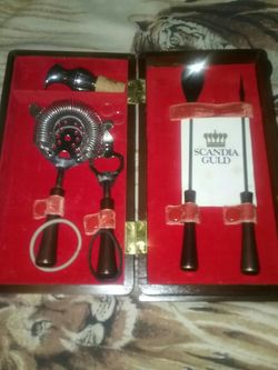 Old Rare Swedish Steel Mixer Set