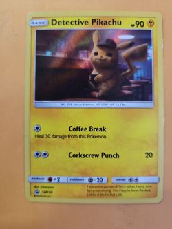Detective Pikachu movie Promo card