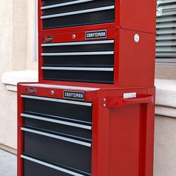 Nice Sears Craftsman 3 Tier Ball Bearing Premium Series Rolling tool Box 