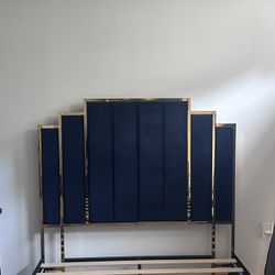 Black/Gold Bed Frame