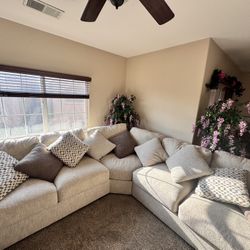 Sectional Couch From Ashley Furniture, Oatmeal 