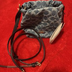 NEW COACH FAYE MINI Drawstring bag