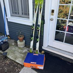 K2 AMP Rictor All-Terrain ROCKER 174cm Skis w/ Salomon Z12 Bindings
