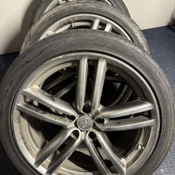 19” Infiniti Wheels/ Like New Nitto Tires 