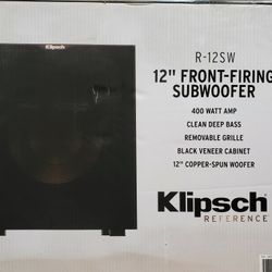 Klipsch Reference Series R-12SW Subwoofer - 12" - 400W - Black