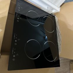 New DYRABREST 4 Burner 110V Electric Cooktop