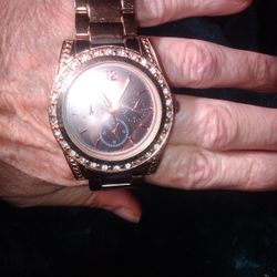 Rose Gold Tone Watch