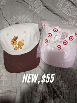 Pokemon x Target Eevee and Mew hat, new