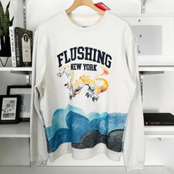 New! Men’s Blind Rooster Flushing New York sweatshirt. Size XL. Retail $89. Brand new never worn. 