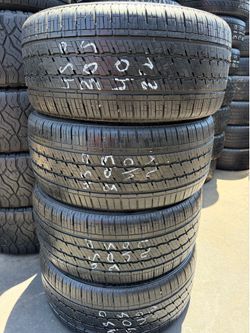 SET OF FOUR 30540r22 HP TIRES