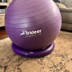 Exercise Ball With Stand