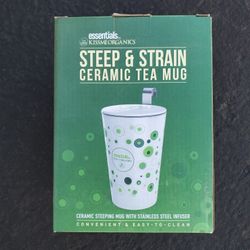 TEA. -  Steep & Strain Ceramic Tea  Mug