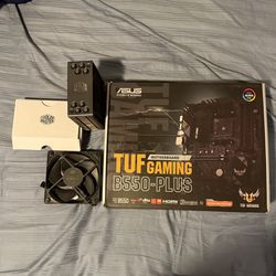 ASUS B550 Motherboard/ Cooler Master CPU Cooler