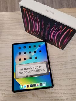 Apple iPad Pro 12.9in 6th Gen LTE - Take it home today from $5 and the rest later 