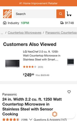 Microwave Panasonic 2.2