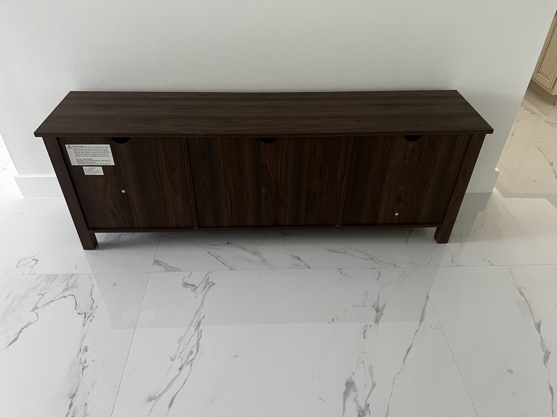 Modern Wood TV Stand / Entertainment Console 