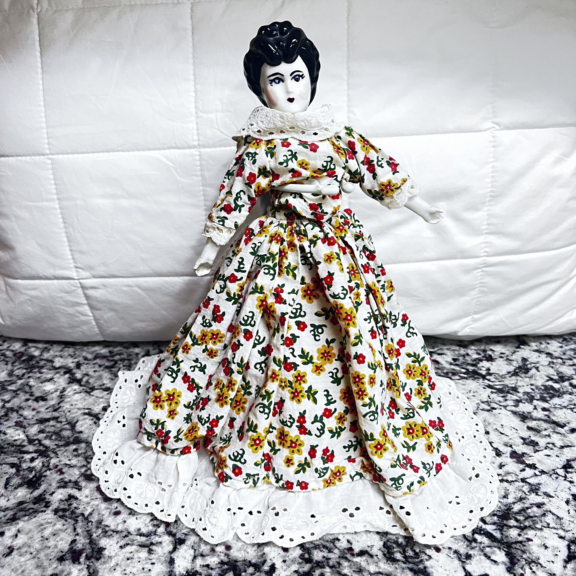 Antique- German- China Doll- Original- Collector- Gift-