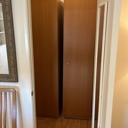Two large wardrobes