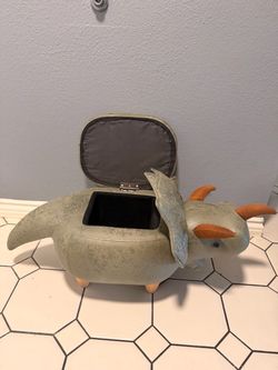 “Dean the Dinosaur” Storage Ottoman/Stool