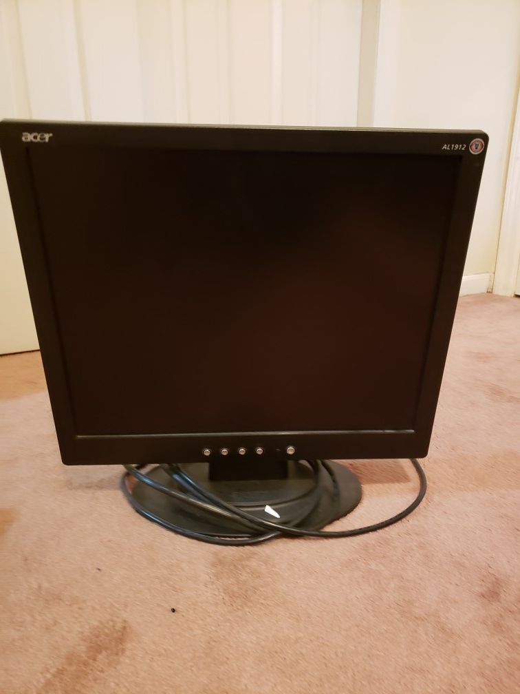 22" Computer Monitor. ACER/AL1912.