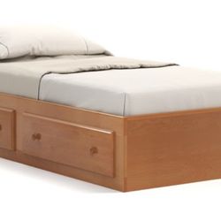 3 Drawer Solid Captain's Bed