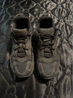 Nike Air Max 200 Triple Black Womens Running Shoes