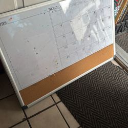 White Monthly Board 24X36” Inch 