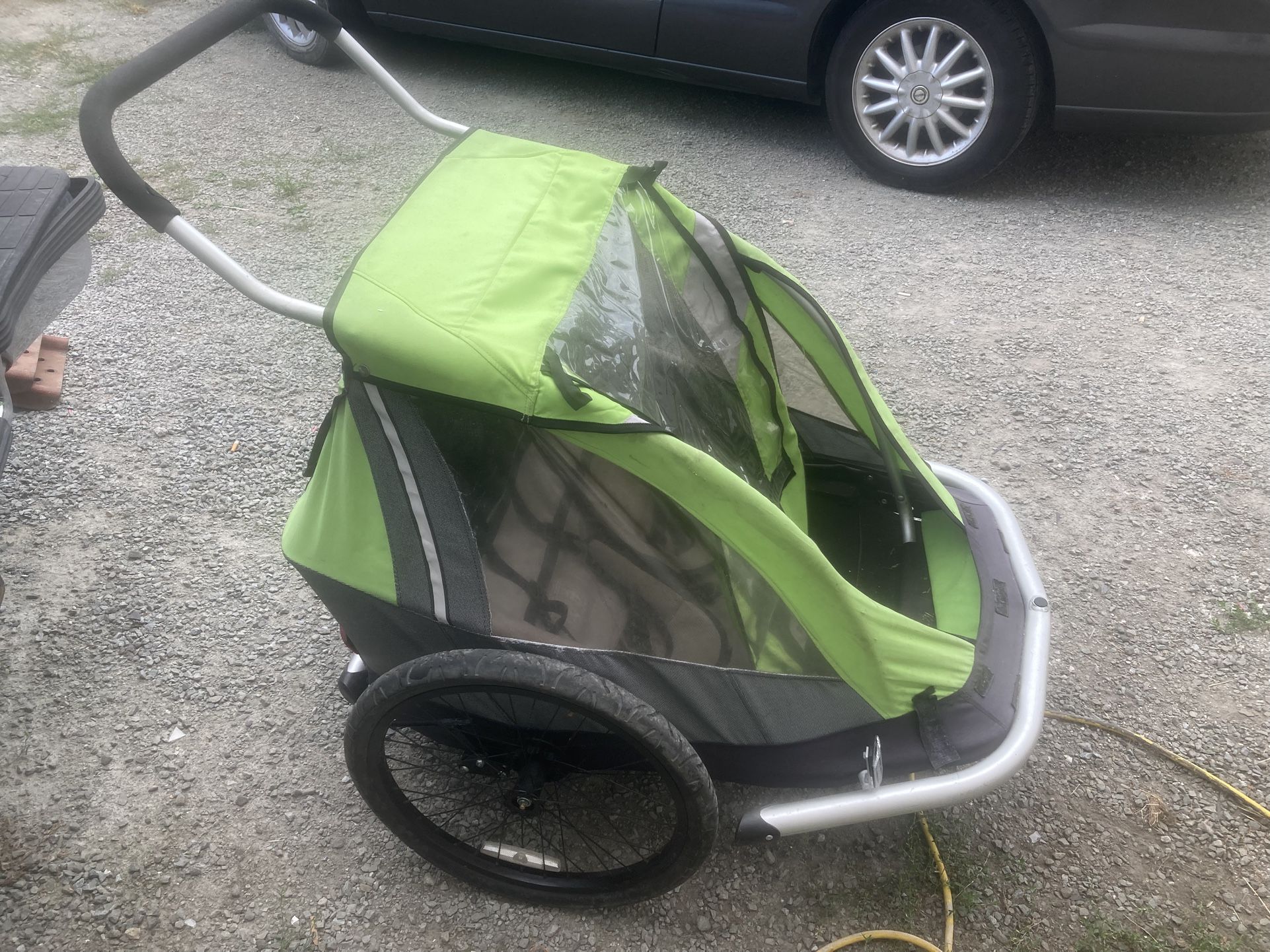Jogging stroller, double