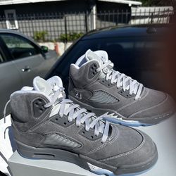 Jordan 5 wolf grey 10 1/2