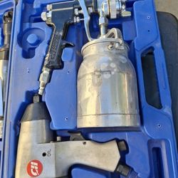 Paint Gun And Air Ratchet 
