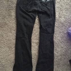 Miss me black flared jeans