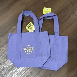Trader Joes Totes Black | Purple Available