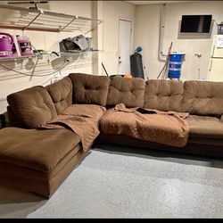 Brown Sectional Couch