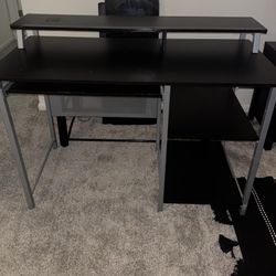Black Computer Table 
