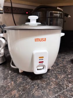 Imusa rice cooker 6 cups works perfectly