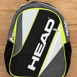 HEAD NAP-SACK BACKPACK BLACK GRAY NEON NEW WITH TAGS 