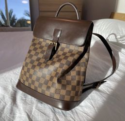 Louis Vuitton 2002 Damier Ebène Soho Backpack