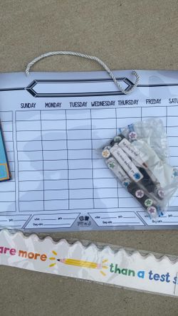 Magnetic Chore charts with magnets