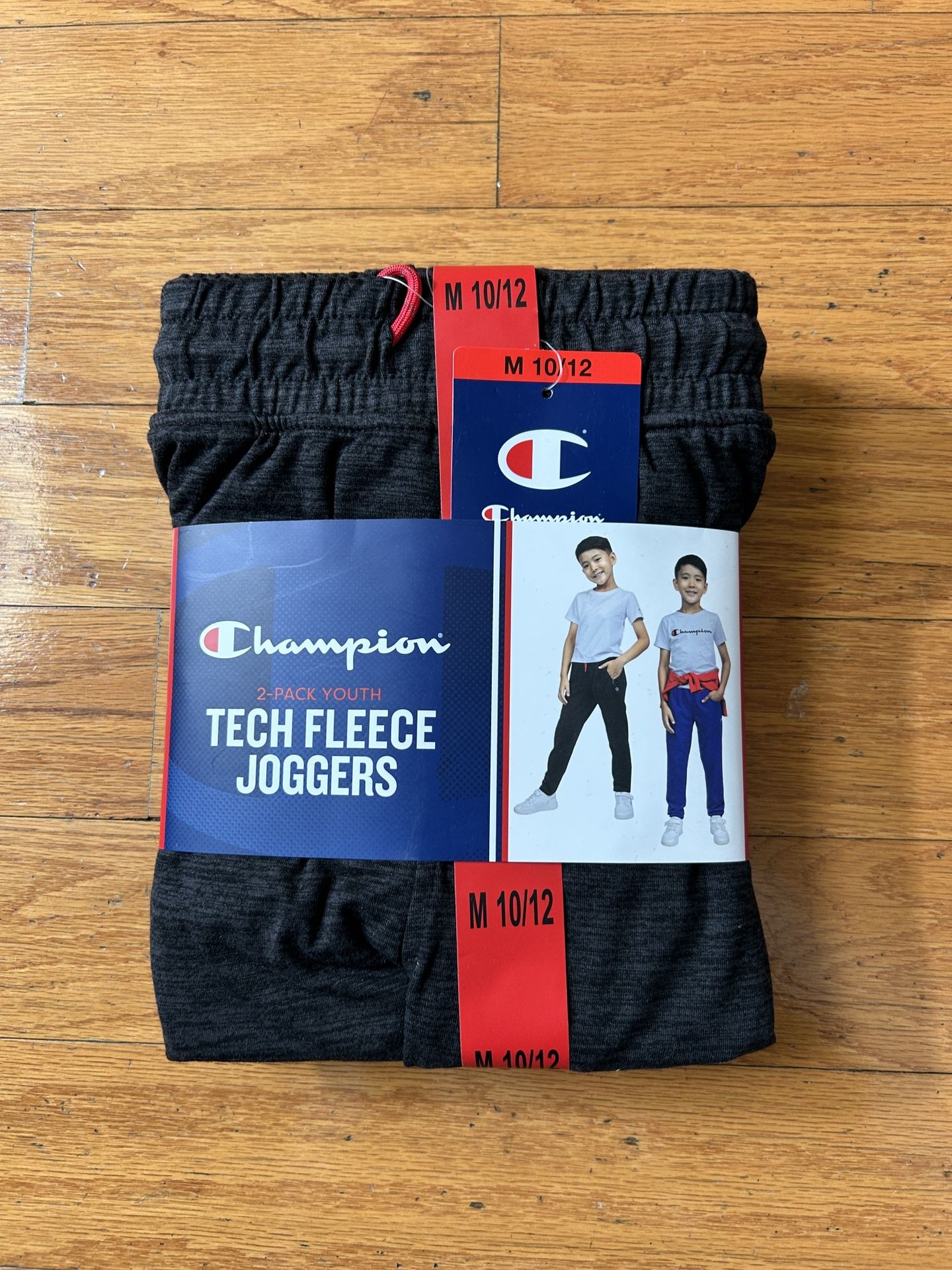 NWT Champion youth Tech Fleece Joggers 2 pack Size M 10/12