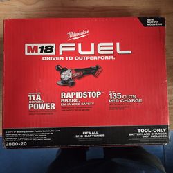 Milwaukee M18 Fuel Grinder New
