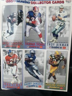 1993 Game Day Cards