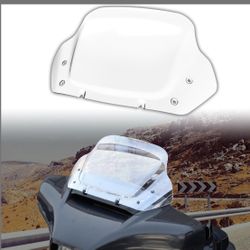 VEISUTOR 10" Windshield Kits For Harley Street Glide 24-25, Clear Wind Shield Windscreen Air Deflector For Harley Davidson Street Glide CVO FLHXSE 202
