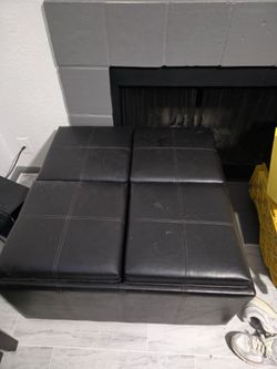 Black Ottoman