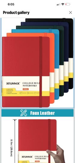 Lined Journals for Writing, A5 Notebooks (5.7 x 8'') with 160 Pages, 100 GSM Premium Paper,